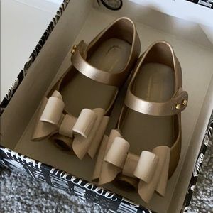 Gold Toddler Dress Shoes size 5